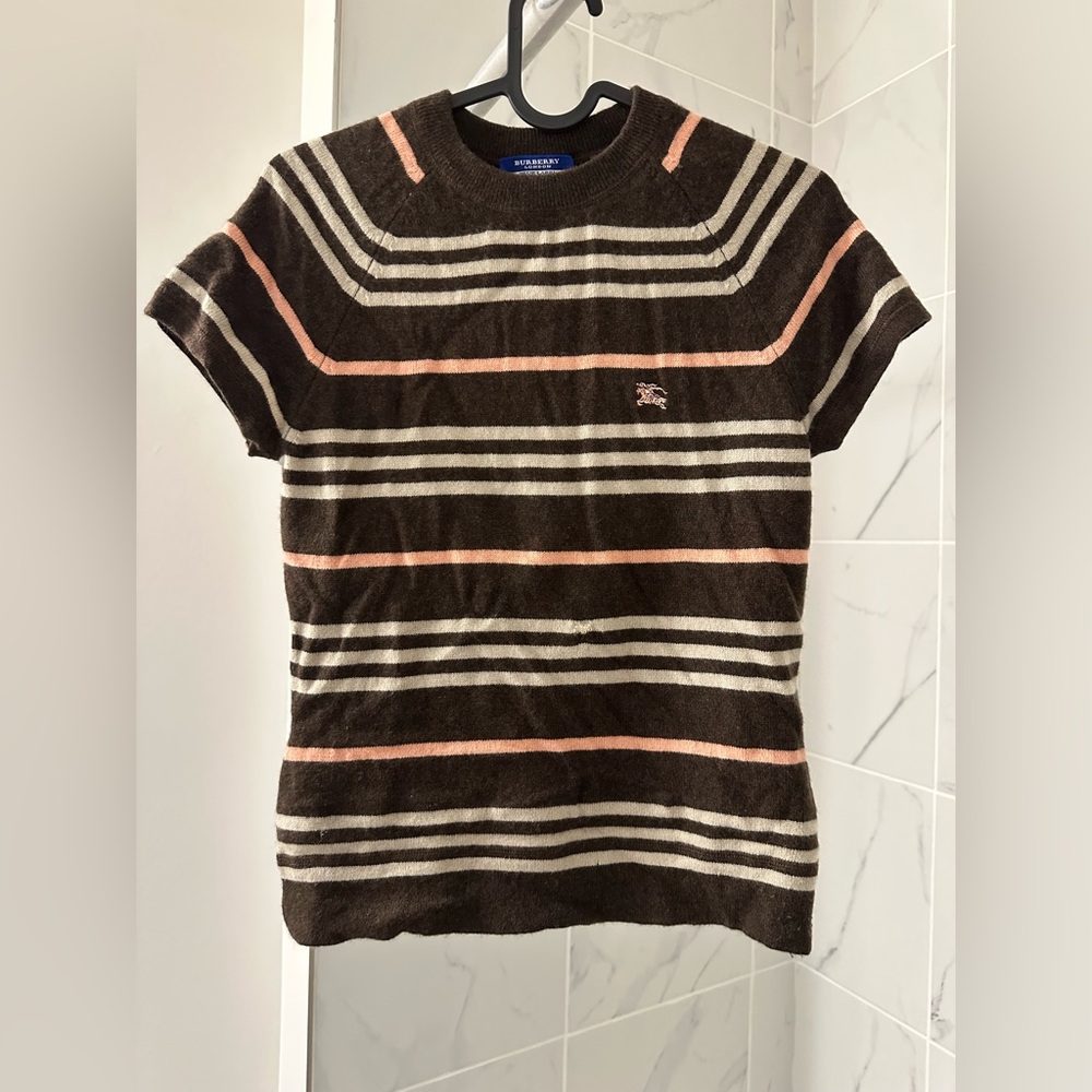 Vintage Burberry Blue Label Cashmere T-Shirt